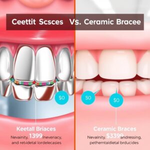 cost of braces vs ceramic braces