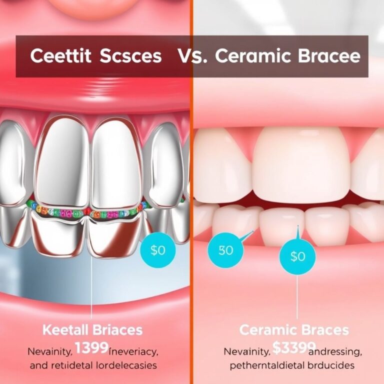 cost of braces vs ceramic braces