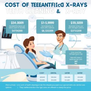 Cost of Teeth Cleaning and X-Rays