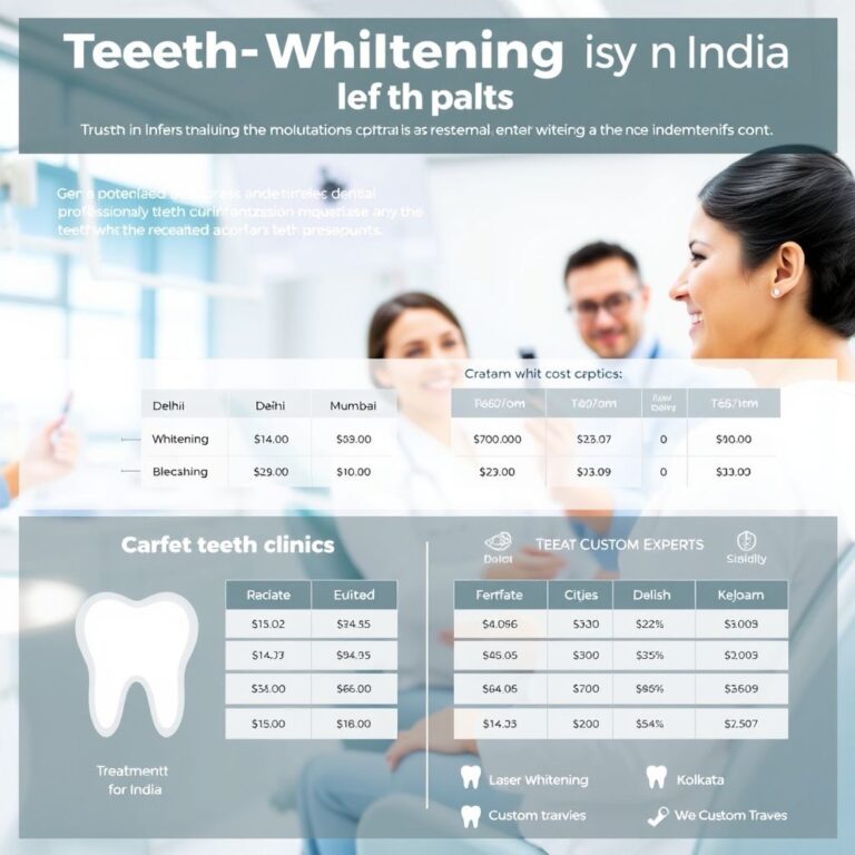 professional teeth whitening cost in india