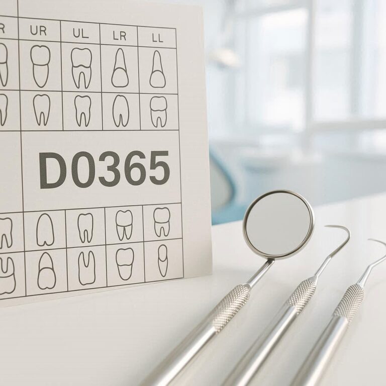 D0365 dental code