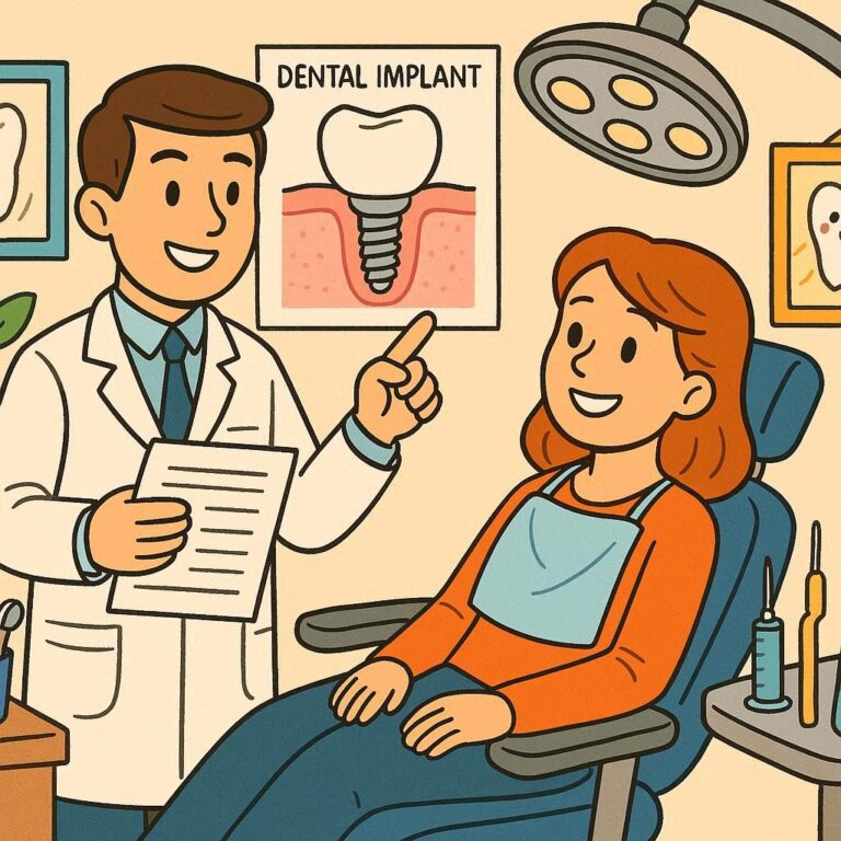 Dental Implant Abutment Exposure