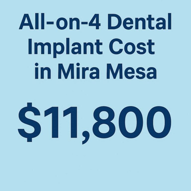 All-on-4 Dental Implant Costs in Mira Mesa