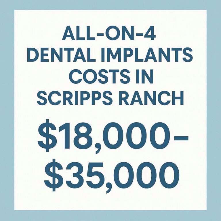 All-on-4 Dental Implants Costs in Scripps Ranch