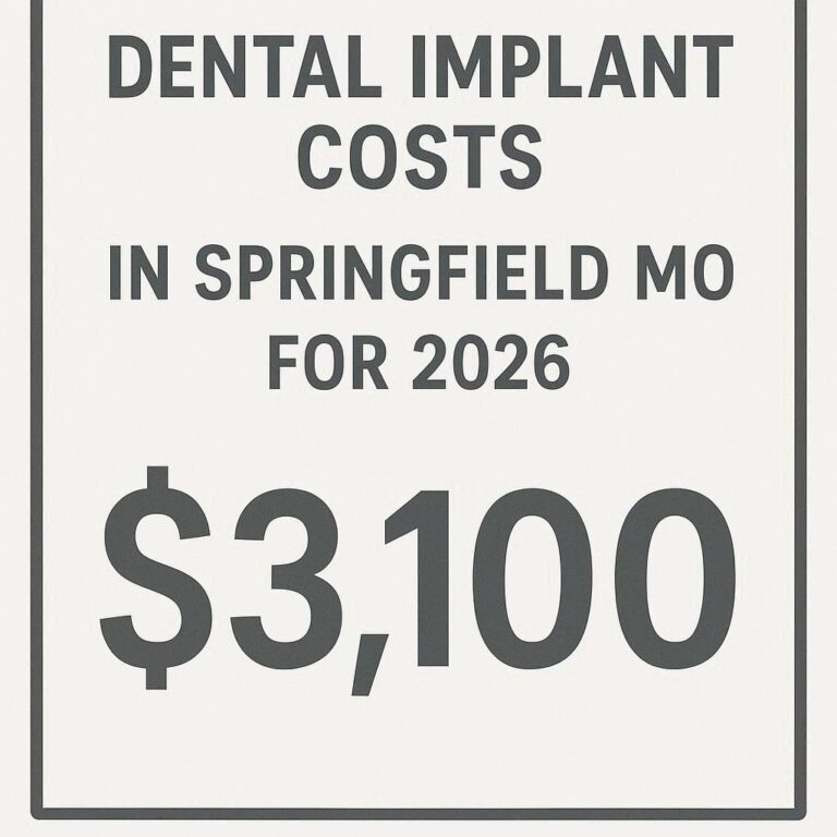 dental implant costs in Springfield MO for 2026