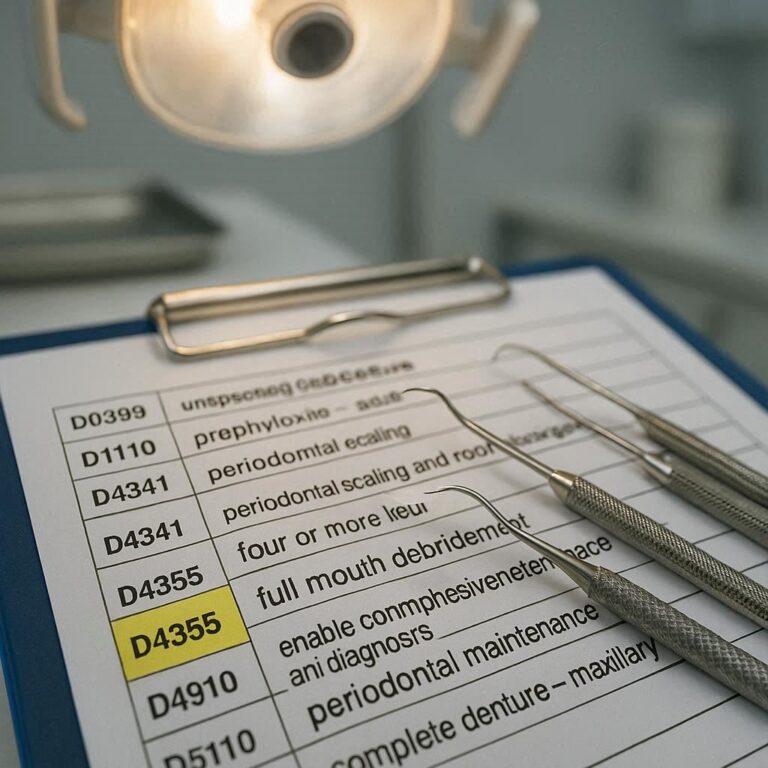 D4355 Dental Code