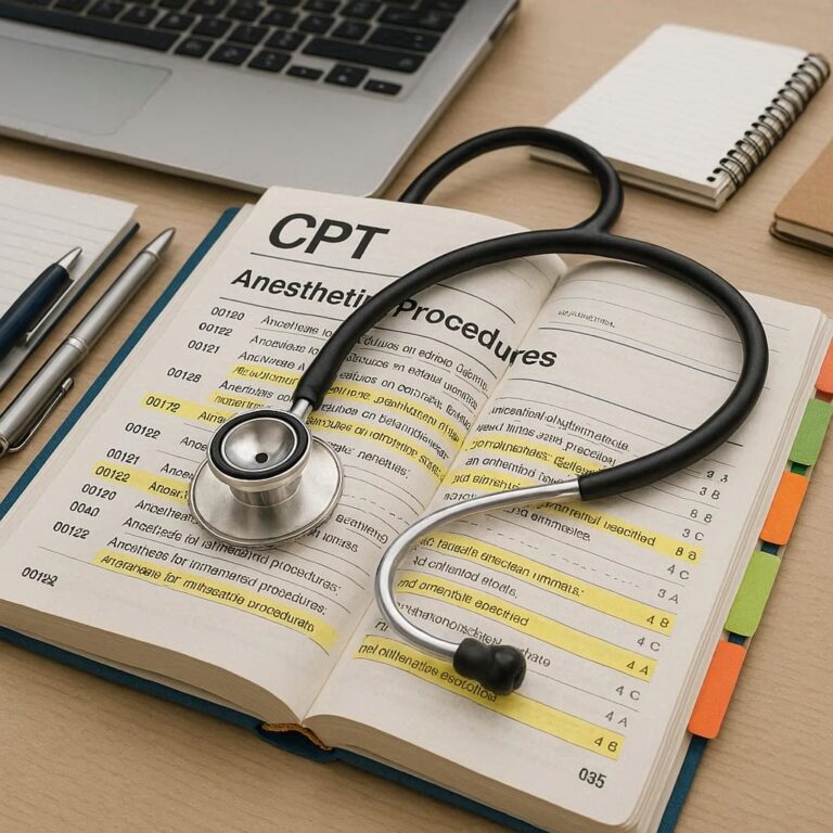 ADA Code for Anesthetic