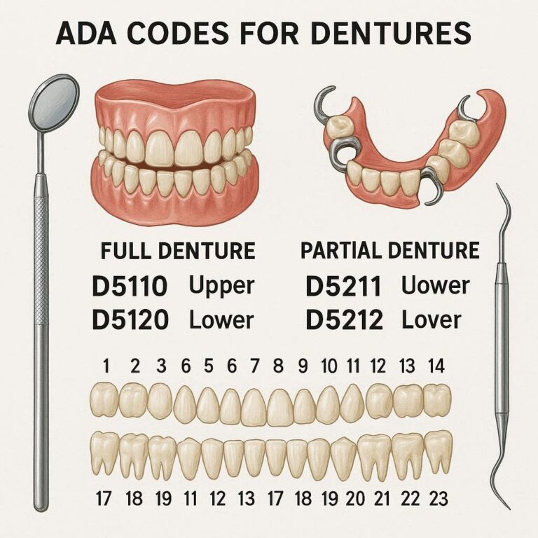ADA Codes for Dentures
