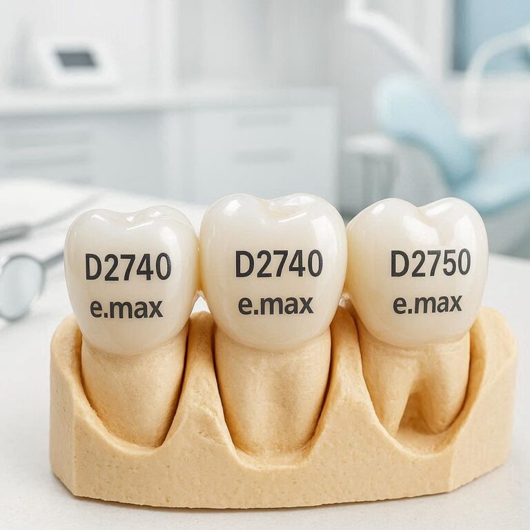 ADA Codes for EMAX Crowns