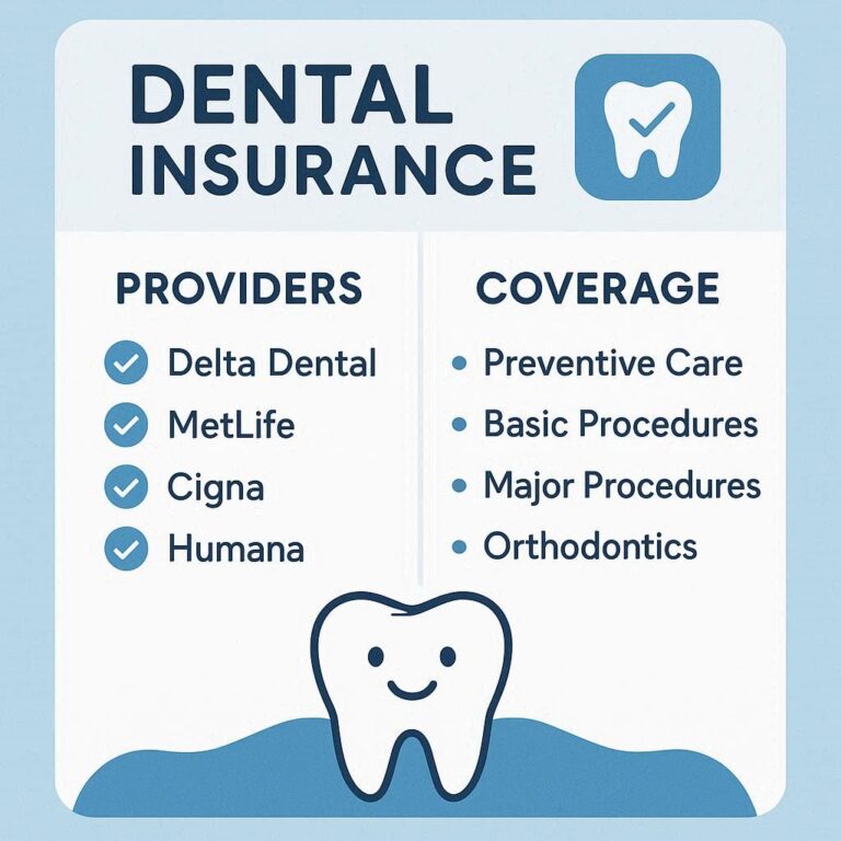 Dental Insurance Providers and Coverage Details