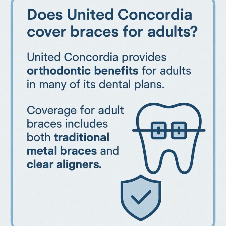 Does United Concordia Cover Braces for Adults?