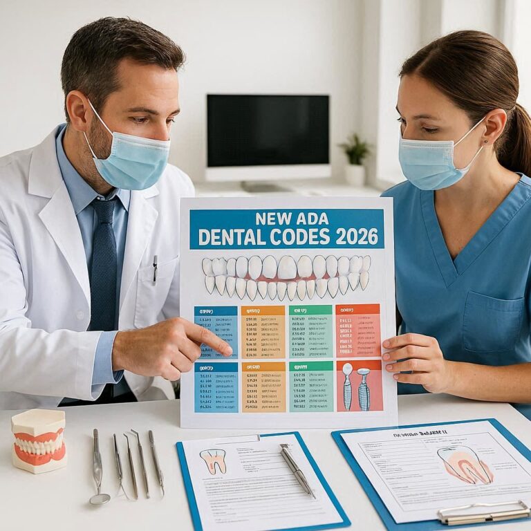 New ADA Dental Codes for 2026