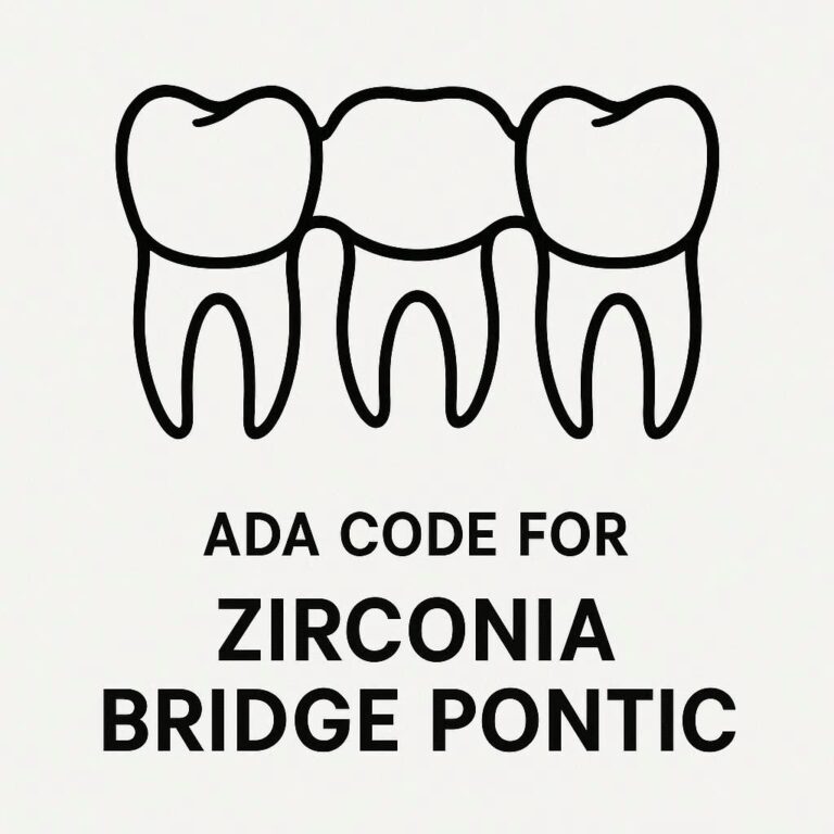 ADA Code for Zirconia Bridge Pontic