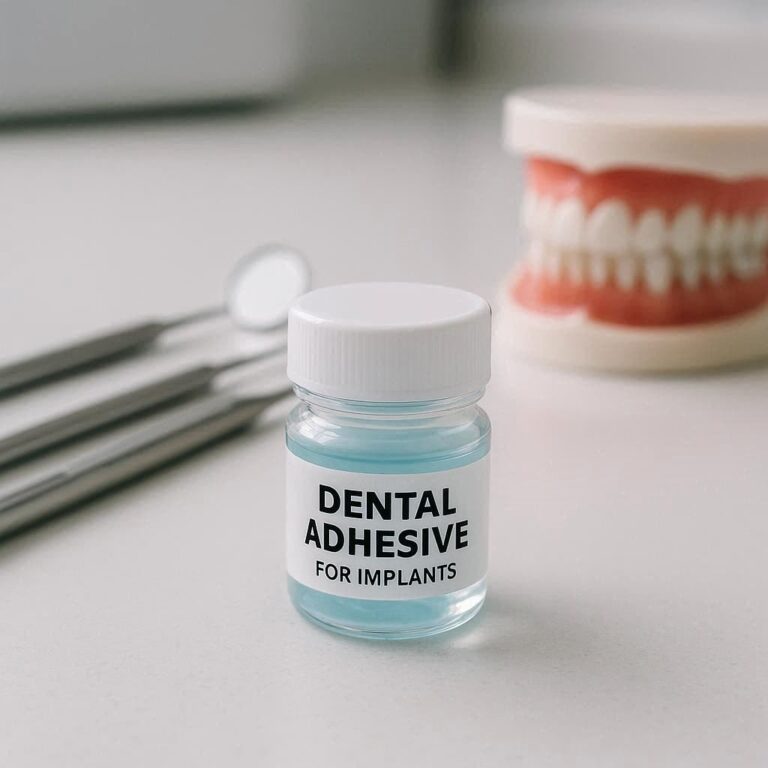 Adhesive for Dental Implants