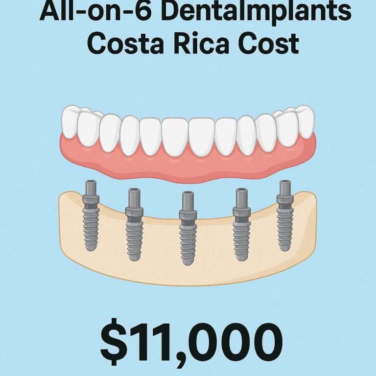 All on 6 Dental Implants Costa Rica Cost