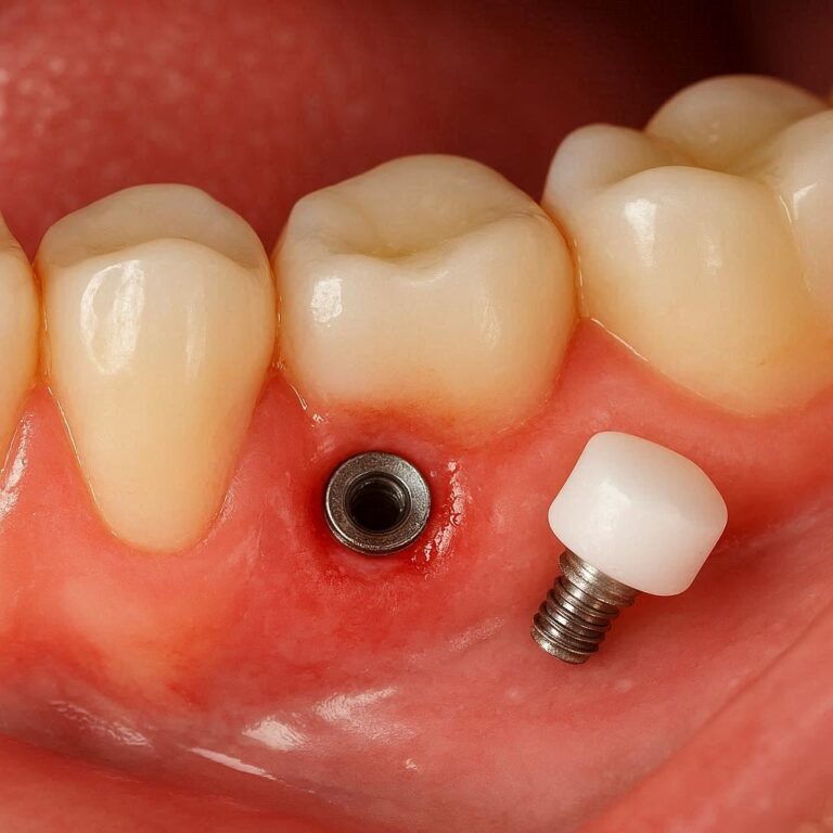 Dental Implant Healing Cap Fell Out