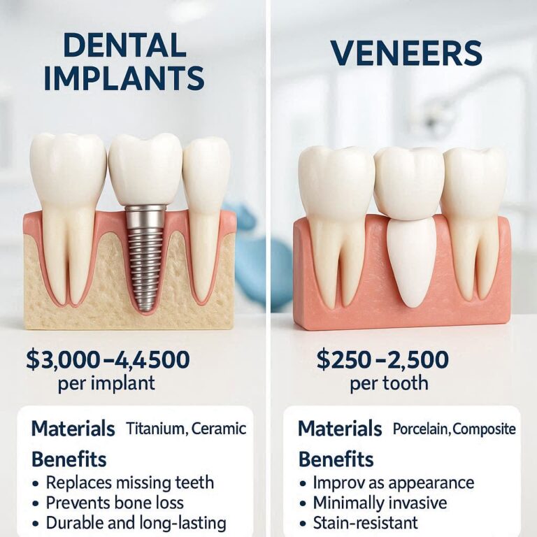 Dental Implants Vs Veneers Cost