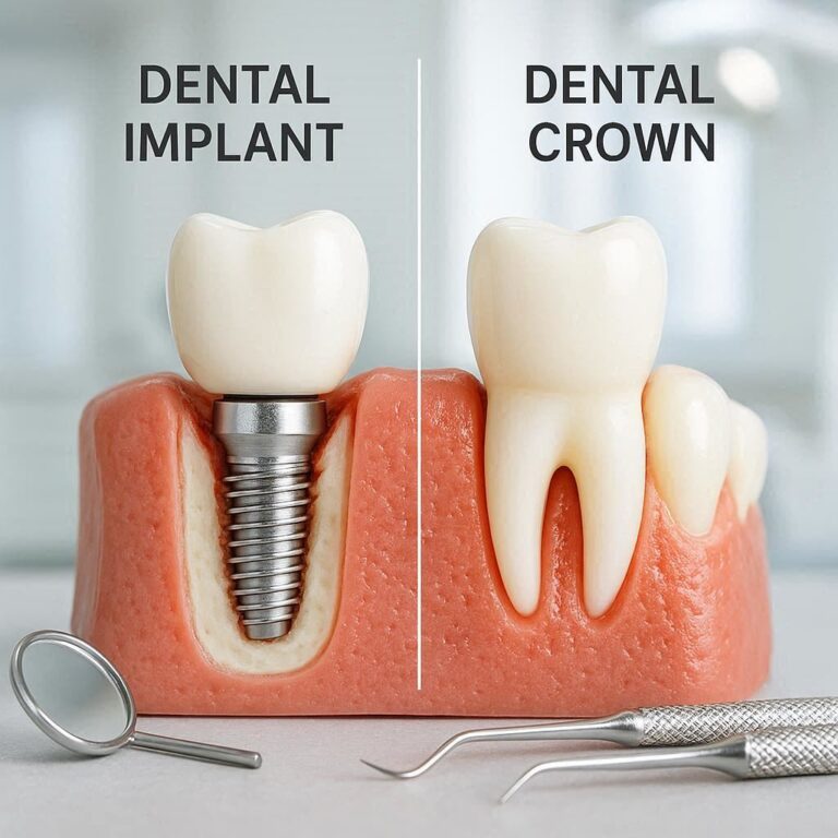 Dental Implants vs Crowns