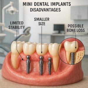 Disadvantages of Mini Dental Implants