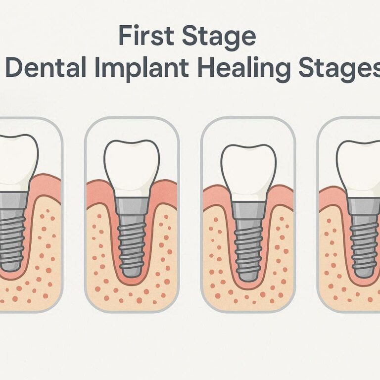 First Stage Dental Implant Healing Stages