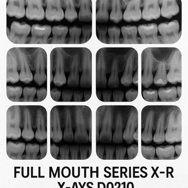 Full Mouth Series X Rays Dental Code