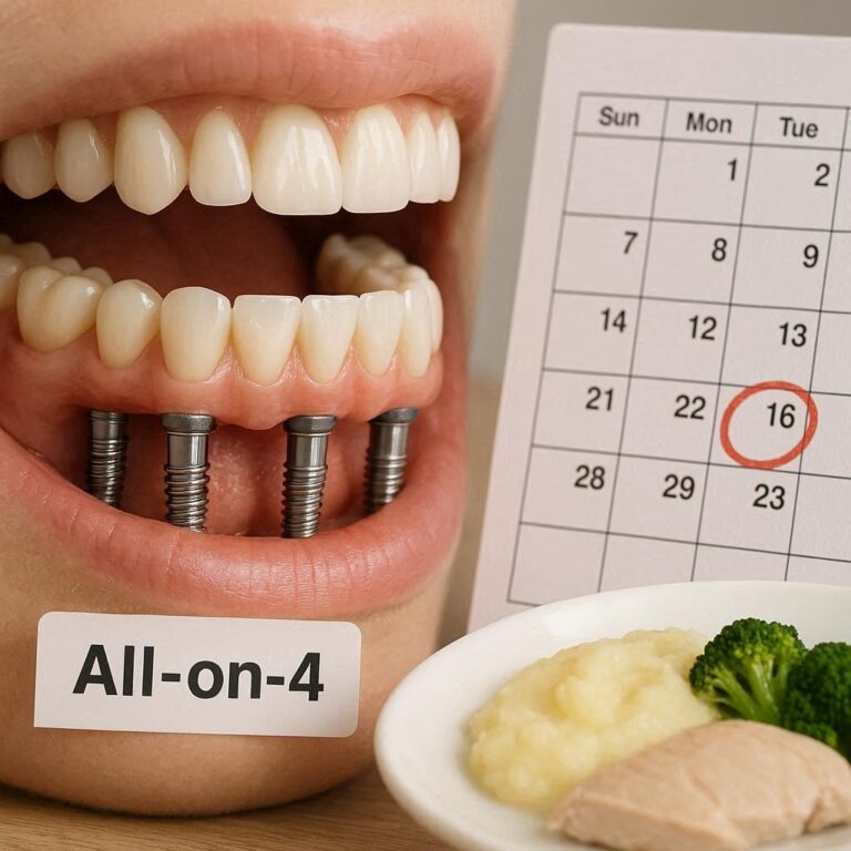 How Long After All-On-4 Dental Implants Can I Eat Normally