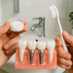 How To Whiten Dental Implants At Home