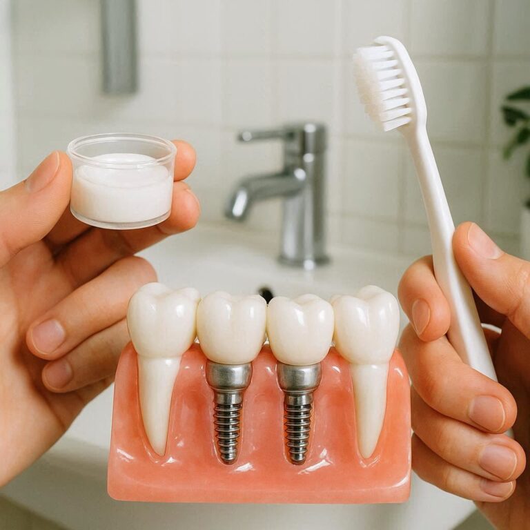 How To Whiten Dental Implants At Home