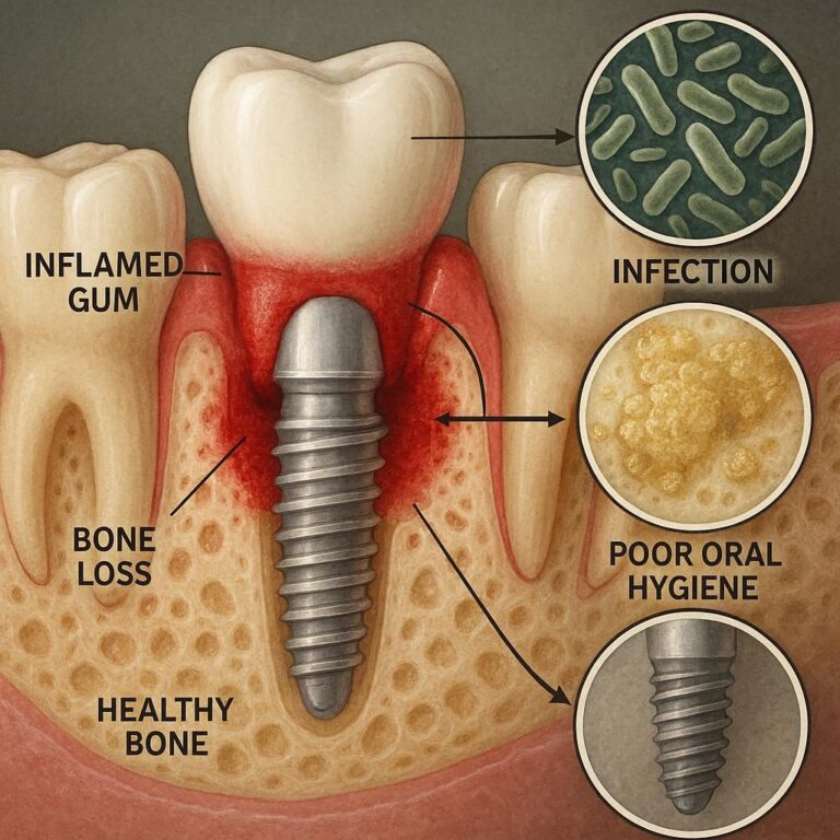 What Causes Bone Loss Around Dental Implants