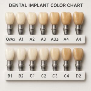 Dental Implant Color Chart