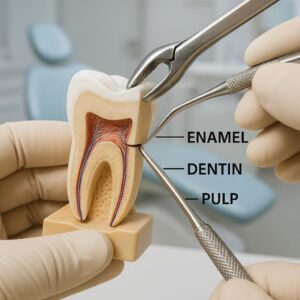How To Cut A Tooth Into Sections For Extraction?