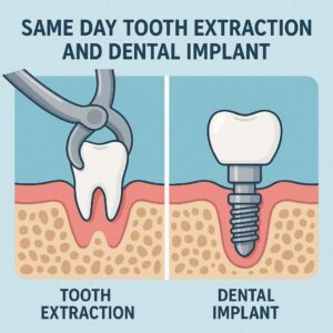Same Day Tooth Extraction And Dental Implant