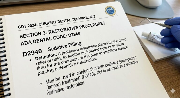 ADA Dental Code for Sedative Fillings