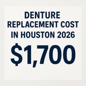 Denture Replacement Cost in Houston