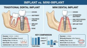 Implant vs. Mini-Implant