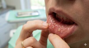 Small Bumps on Inside of Bottom Lip