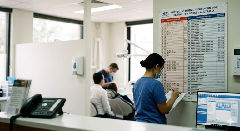 ada dental codes australia