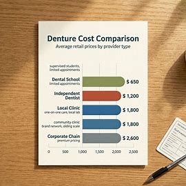 Comparing Denture Costs Across Providers