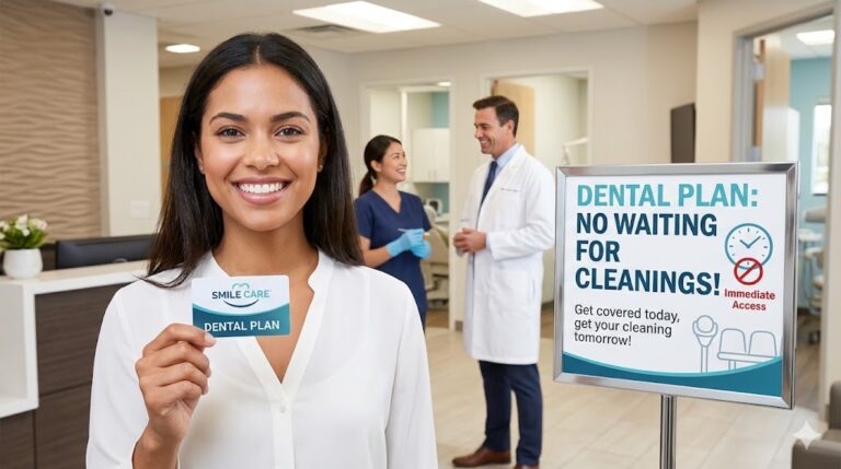 dental plan no waiting for cleanings