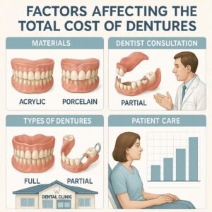 factors affecting total cost of dentures​