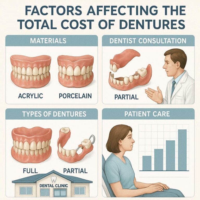 factors affecting total cost of dentures​