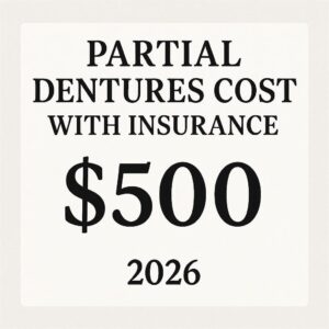 partial dentures cost with insurance 2026