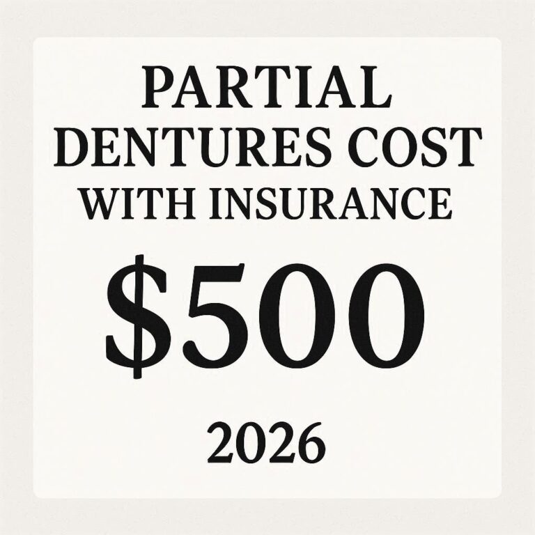 partial dentures cost with insurance 2026