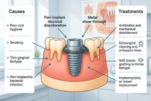 Gum Black Around Implant