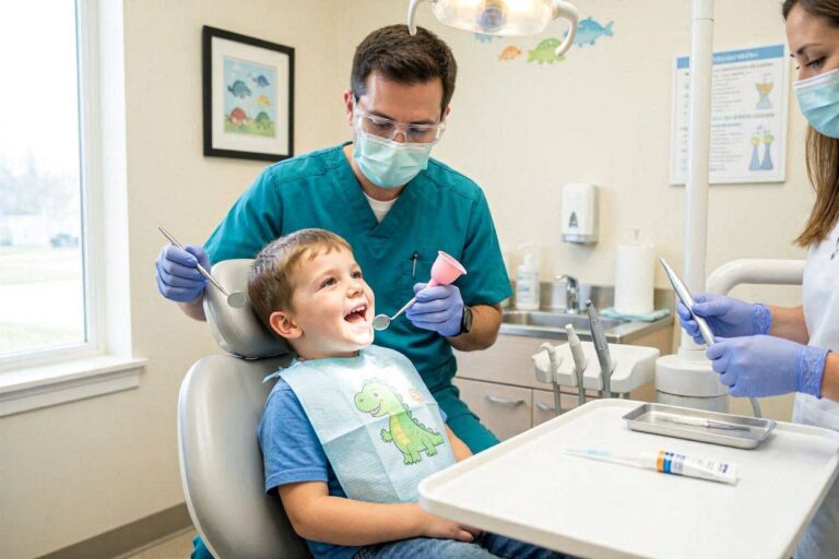 How Dentists Clean Children’s Teeth