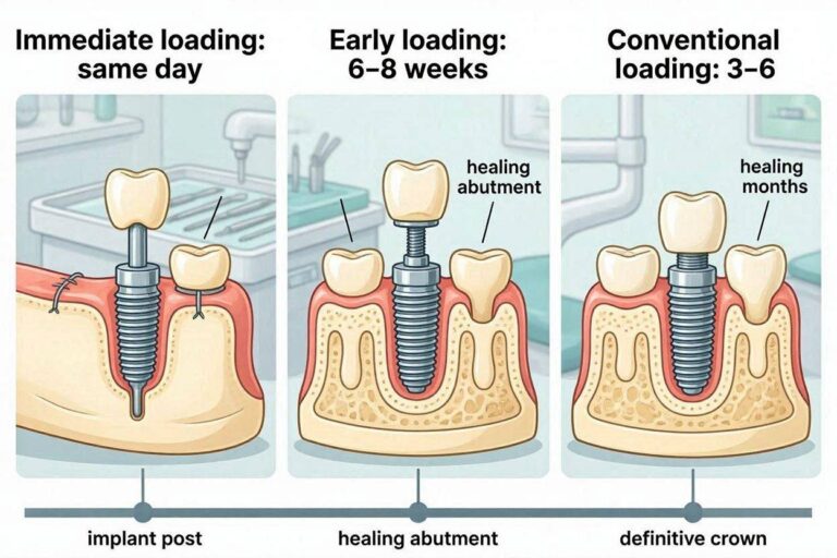 How Long After Implant Post Placement Can the Tooth Be Applied?
