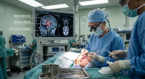 Tooth Infection Spreads to the Brain