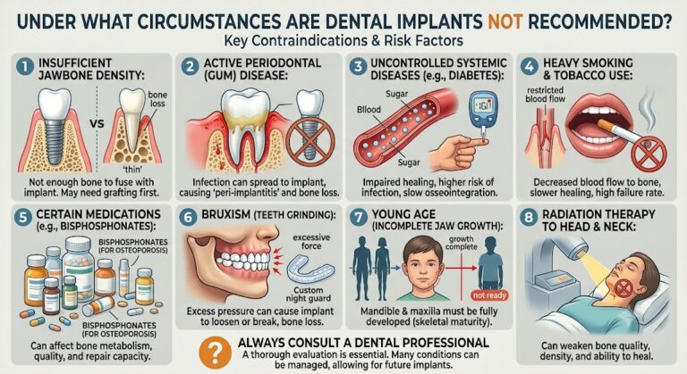 Under What Circumstances Are Dental Implants Not Recommended?