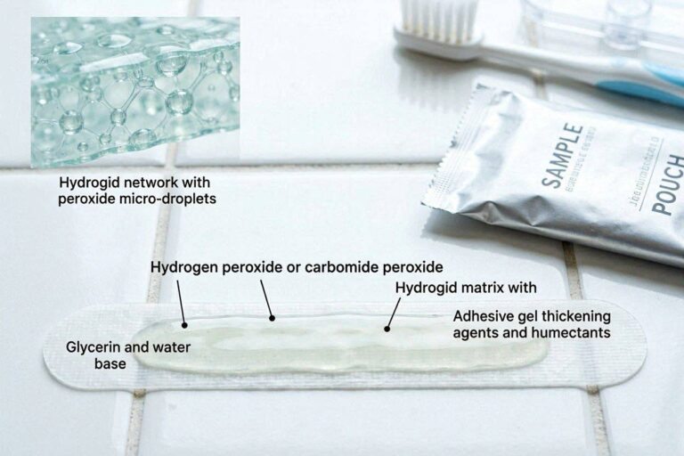 What Are Teeth Whitening Strips Made Of?