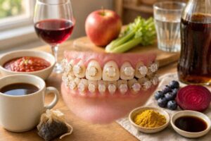 What Food Stains Clear Braces?